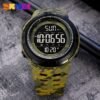 Reloj Skmei digital redondo Verde militar 2070 - Image 2
