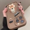Funda para iPhone 3D baby dog marrón ER30 - Image 2