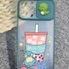 Funda para iPhone transparente verde con dinosaurio ER28 - Image 2