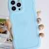 Funda para iPhone liso con curvas ER03