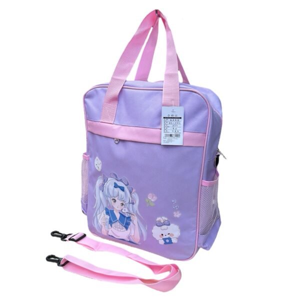 Mochila bandolera FOREVER lila con rosa ER02