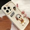 Funda para iPhone 3D baby dog cremita ER29 - Image 2