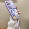 Funda para iPhone conejito espacial lila bebe ER27 - Image 2