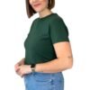 Remerita Básica de algodón Verde oscuro - Image 2